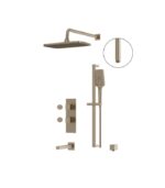 Aquabrass MIAMIBOX MIAMIBOX02 3-Way Shared Shower System - Image 2