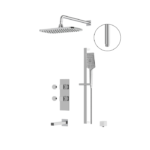 Aquabrass MIAMIBOX MIAMIBOX02 3-Way Non-Shared Shower System MIAMIBOX02G