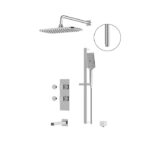 Aquabrass MIAMIBOX MIAMIBOX02 3-Way Shared Shower System