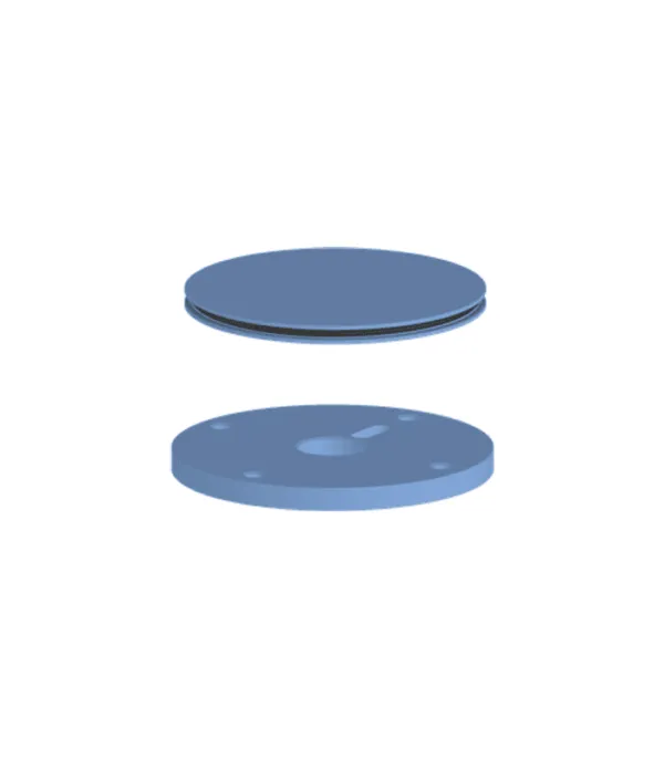 Vogt Mond Colour Accents for Wall-Mount Tub Fillers with Round Handles Colour Accents MRC08 - Image 5