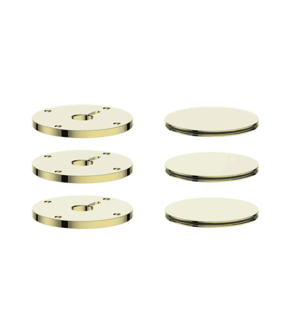 Vogt Mond Colour Accents for High-Flow Valve with 2 Stops and Round Handles Bathroom Fixture Accent MRC16 - Image 3