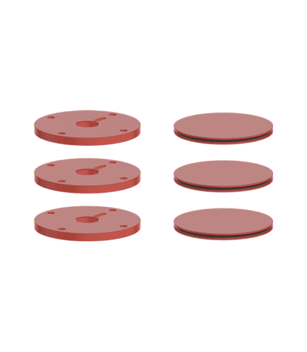Vogt Mond Colour Accents for High-Flow Valve with 2 Stops and Round Handles Bathroom Fixture Accent MRC16 - Image 14