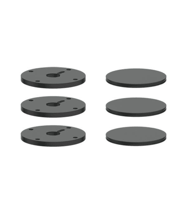 Vogt Mond Colour Accents for High-Flow Valve with 2 Stops and Round Handles Bathroom Fixture Accent MRC16 - Image 2