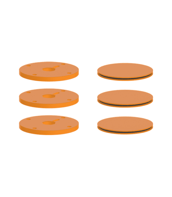 Vogt Mond Colour Accents for High-Flow Valve with 2 Stops and Round Handles Bathroom Fixture Accent MRC16 - Image 10