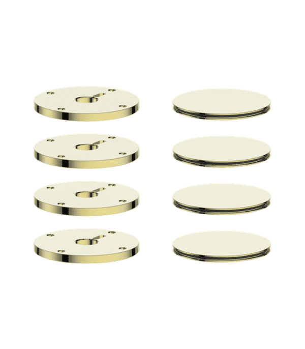 Vogt Mond High-Flow Valve Colour Accents with 3 Stops and Round Handles MRC18 - Image 3