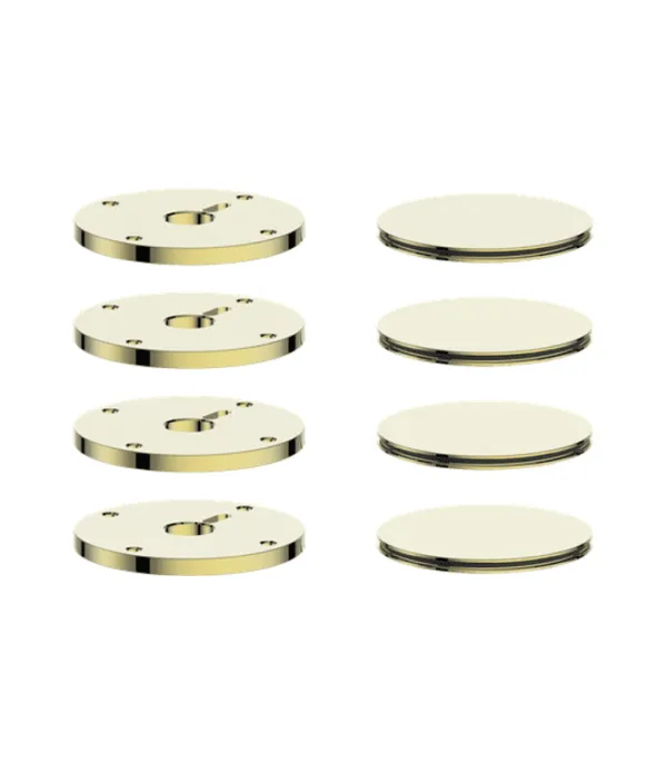 Vogt Mond High-Flow Valve Colour Accents with 3 Stops and Round Handles MRC18 - Image 3