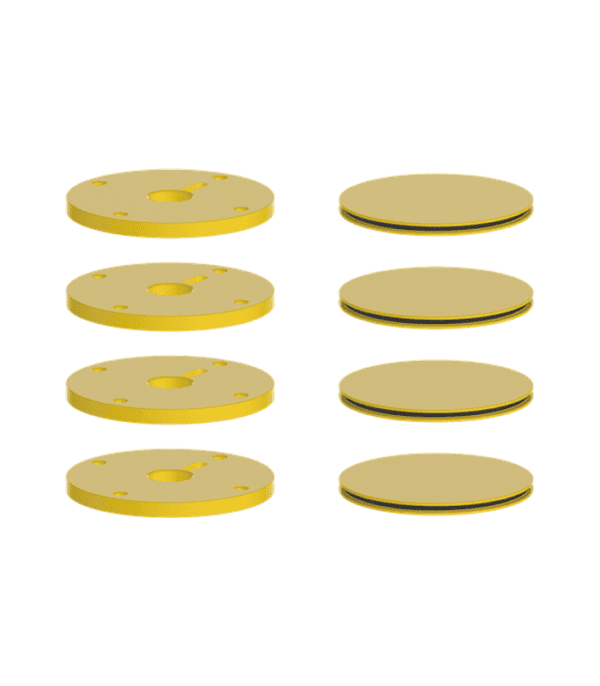 Vogt Mond High-Flow Valve Colour Accents with 3 Stops and Round Handles MRC18 - Image 7