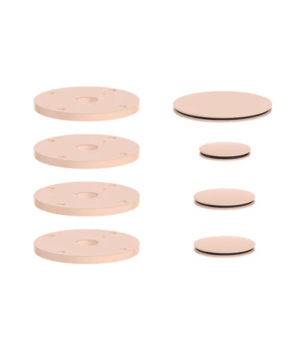 Vogt Mond Shower Set Accent Pieces for 3/4-inch Cross/Crescent Handles MRC25 - Image 16