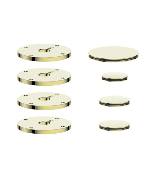 Vogt Mond Shower Set Accent Pieces for 3/4-inch Cross/Crescent Handles MRC25 - Image 3