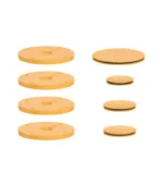 Vogt Mond Shower Set Accent Pieces for 3/4-inch Cross/Crescent Handles MRC25 - Image 8