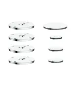 Vogt Mond Shower Set Accent Pieces for 3/4-inch Cross/Crescent Handles MRC25