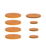Vogt Mond Shower Set Accent Pieces for 3/4-inch Cross/Crescent Handles MRC25 - Image 10