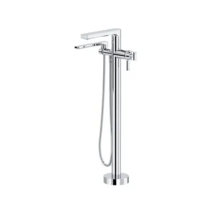 Manifesto™ Thermostatic Single Hole Floor Mount Tub Filler Trim - Chrome _ Model