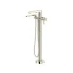 Manifesto™ Thermostatic Single Hole Floor Mount Tub Filler Trim - Polished Nickel