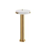 Aquabrass MARMO CL85BC Floor Mount Tub Filler White Carrara Marble - Image 6