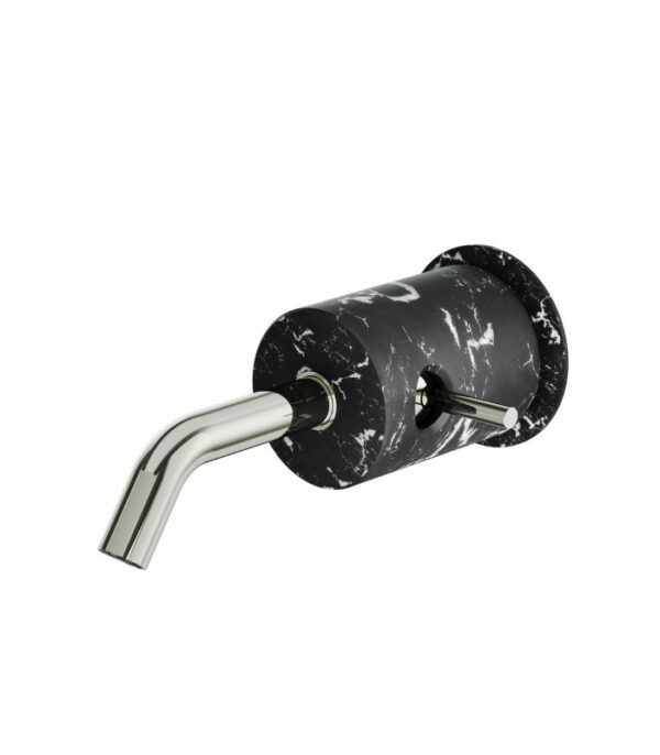 Aquabrass MARMO CL28NM Wall Mount Lavatory Faucet Black Carrara Marble - Image 7