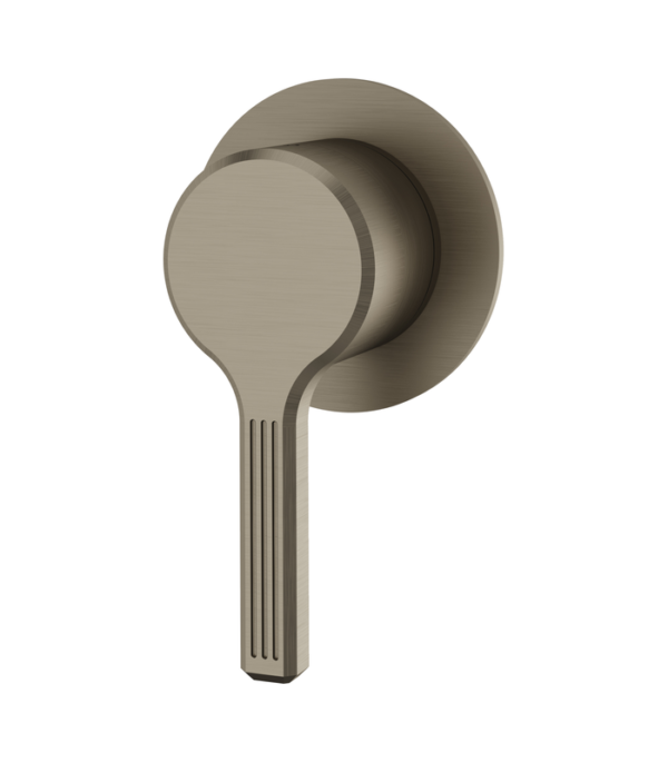 Aquabrass Ariston Round Shut-Off Valve Trim Set R0647BBC - Image 3