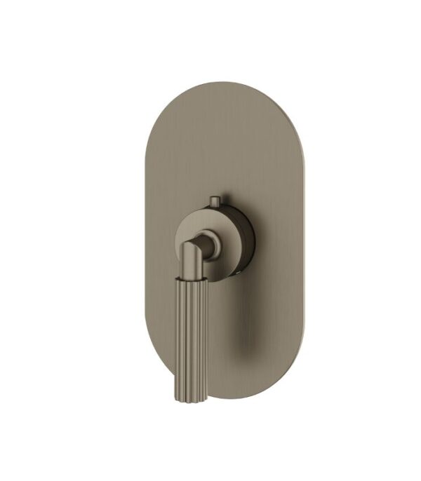 Aquabrass Montebello Round Trim Set for Shut-Off Thermostatic Valve R3049 - Image 5