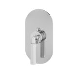 Aquabrass Montebello Round Trim Set for Shut-Off Thermostatic Valve R3049