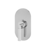 Aquabrass Montebello Round Trim Set for Shut-Off Thermostatic Valve R3049