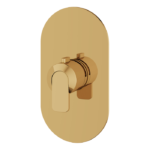 Aquabrass C67 Round Thermostatic Valve Trim Set  R3067BBC