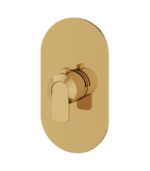 Aquabrass C67 Round Thermostatic Valve Trim Set  R3067BBC