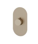 Aquabrass ROUND TRIM SET 4 1/4" x 7 7/8" x 1/8" Shower Trim Set Variable Finish R3095 - Image 2