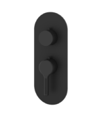 Aquabrass Ariston 1-Shut-Off Thermostatic Valve Round Trim Set R3147BBC - Image 5