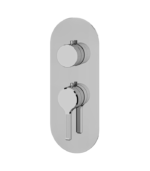 Aquabrass Ariston 1-Shut-Off Thermostatic Valve Round Trim Set R3147BBC - Image 7