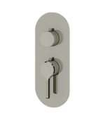 Aquabrass Ariston 1-Shut-Off Thermostatic Valve Round Trim Set R3147BBC - Image 4