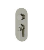 Aquabrass Montebello Round Trim Set for 1 Shut-Off Thermostatic Valve R3149 - Image 4