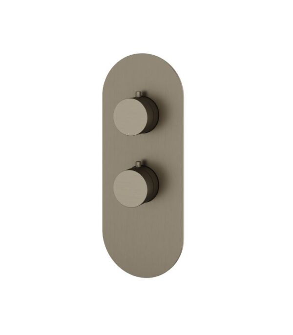 Aquabrass R3195 Round Shower Trim Set 4 1/4" x 11" x 1/8" Variable Finish - Image 5