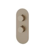 Aquabrass R3195 Round Shower Trim Set 4 1/4" x 11" x 1/8" Variable Finish - Image 2