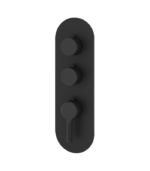 Aquabrass Ariston Round 2-Shut-Off Thermostatic Valve Trim Set R3247BBC - Image 5