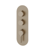 Aquabrass Ariston Round 2-Shut-Off Thermostatic Valve Trim Set R3247BBC - Image 6
