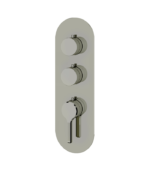 Aquabrass Ariston Round 2-Shut-Off Thermostatic Valve Trim Set R3247BBC - Image 4