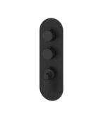 Aquabrass Montebello Round Trim Set for 2 Shut-Off Thermostatic Valve R3249 - Image 3