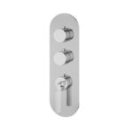 Aquabrass MONTECARLO Round 2 Shut-Off Thermostatic Trim Set R3250