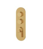 Aquabrass MONTECARLO Round 2 Shut-Off Thermostatic Trim Set R3250 - Image 6