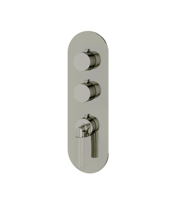 Aquabrass MONTECARLO Round 2 Shut-Off Thermostatic Trim Set R3250 - Image 4