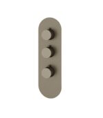 Aquabrass Round 4 1/4" x 13 3/4" x 1/8" Shower Trim Set Variable Finish R3295 - Image 5