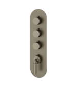 Aquabrass Aria 3-Shut-Off Thermostatic Valve Round Trim Set R3348BBC - Image 3