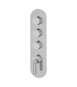Aquabrass Aria 3-Shut-Off Thermostatic Valve Round Trim Set R3348BBC - Image 7