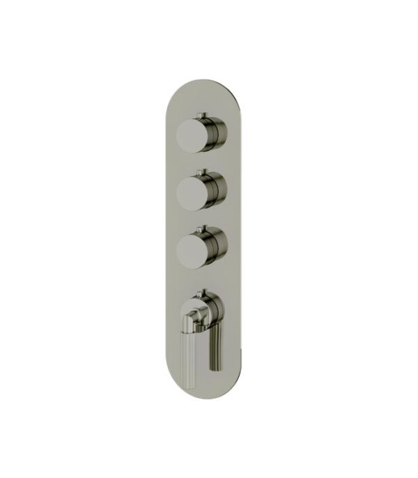 Aquabrass Montecarlo R3350 Round Trim Set for 3 Shut-Off Thermostatic Valve - Image 4