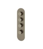 Aquabrass R3395 Montecarlo Round Shower Trim Set 4 1/4" x 16 3/4" x 1/8" Variable Finish - Image 5