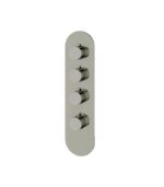Aquabrass R3395 Montecarlo Round Shower Trim Set 4 1/4" x 16 3/4" x 1/8" Variable Finish - Image 4