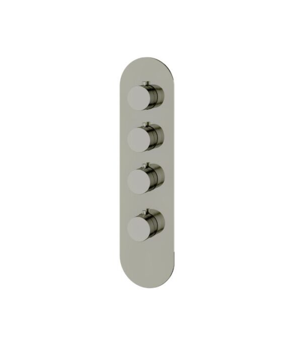 Aquabrass R3395 Montecarlo Round Shower Trim Set 4 1/4" x 16 3/4" x 1/8" Variable Finish - Image 4