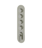 Aquabrass Aria 4-Shut-Off Thermostatic Valve Round Trim Set R3448BBC - Image 4