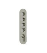 Aquabrass Montebello Round Trim Set for 4 Shut-Off Thermostatic Valve R3449 - Image 4
