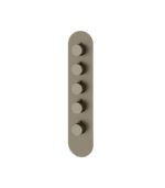 Aquabrass ROUND 4 1/4" x 19 5/8" x 1/8" Shower Trim Set R3495 Variable Finish - Image 5